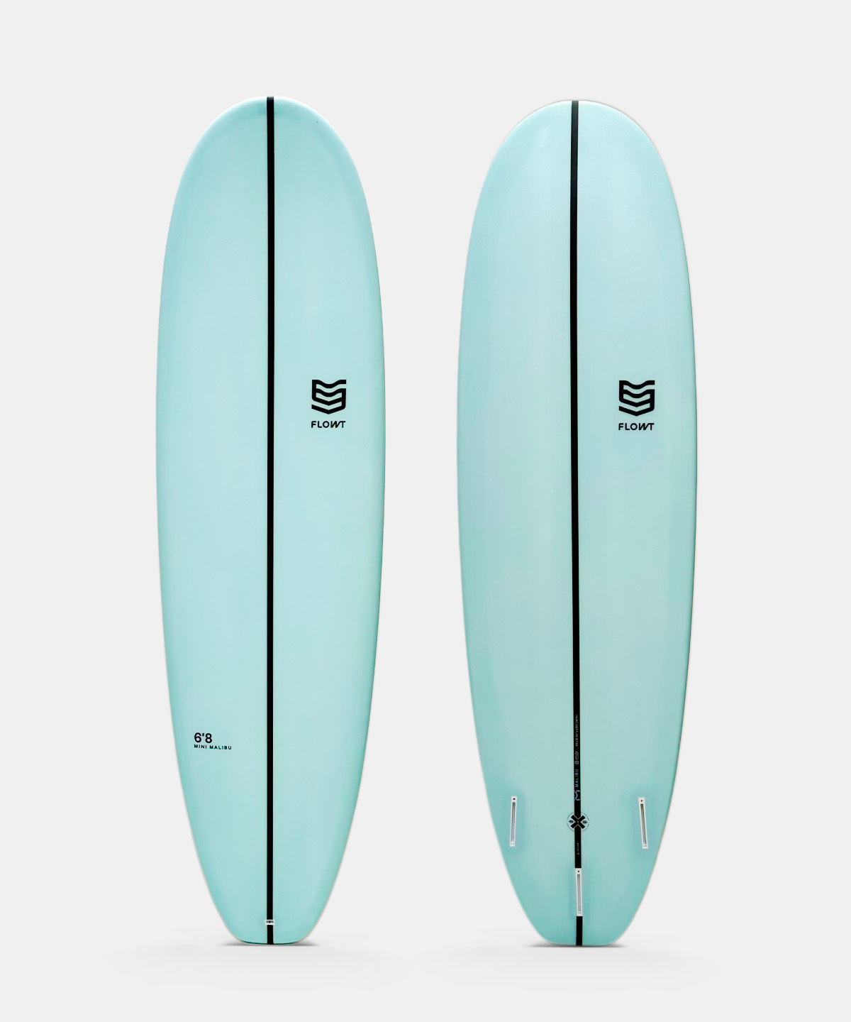 6'8 FLOW RIDER MINI MALIBU EPS – Flowt Surfboards