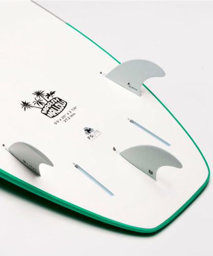 Flowt Marshmallow 50 Green Bottom Tail Details