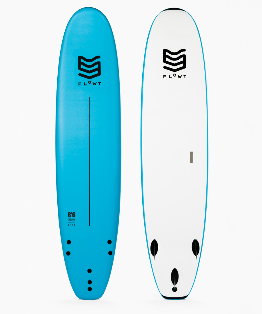 8’6 PREMIUM SOFTBOARD Flowt Surfboards