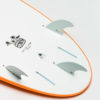Flowt Marshmallow 511 Orange Bottom Tail Details
