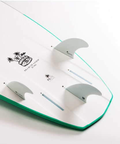 Flowt Marshmallow 56 Green Bottom Tail Details