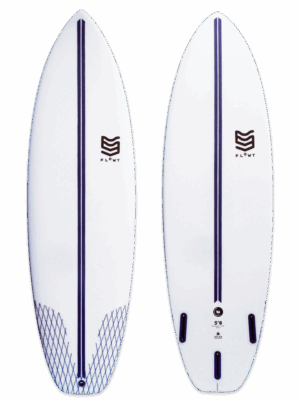 5'8 WAVE MAGNET EPS CLEAR CARBON SHORTBOARD
