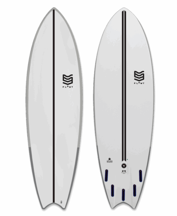 6'0 MAGNET FISH EPS CLEAR CARBON SHORTBOARD