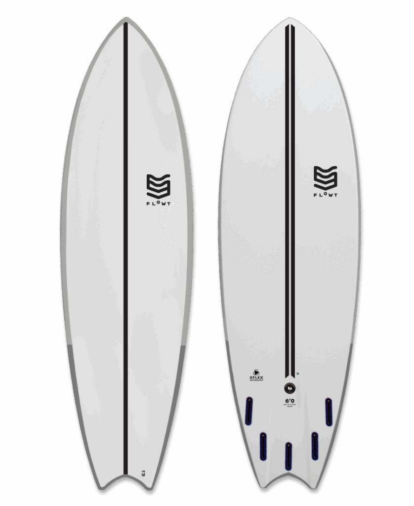 6'0 MAGNET FISH EPS CLEAR CARBON SHORTBOARD